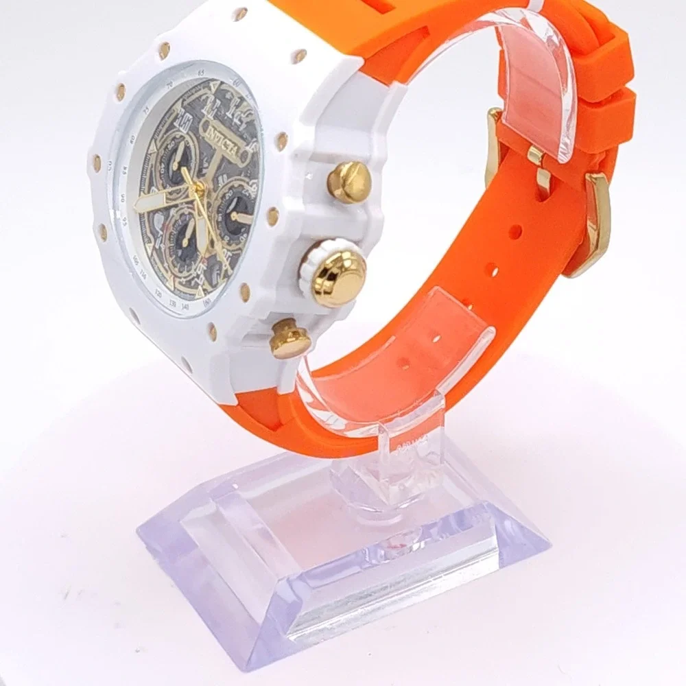 Invicta Vaulthan 69651 Orange Watch New - Picture 11 of 16